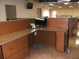 Photo of quality commercial cabinets.